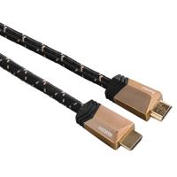 Hama 00122186 HDMI kabel 2 m HDMI Type A (Standaard) Zwart, Brons