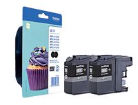 Inktcartridge Brother LC-123BKBP2 zwart 2x - thumbnail