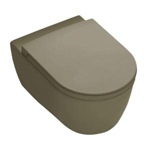 Royal Plaza Primo Toiletset - 35x54cm - hangend - spoelrandloos - diepspoel - met zitting - softclose - quick release - woud SW395563/SW809645