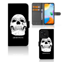 Telefoonhoesje met Naam Xiaomi Redmi 10C Skull Eyes