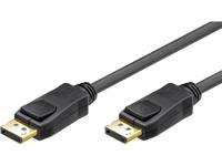 Goobay DisplayPort Aansluitkabel [1x DisplayPort stekker - 1x DisplayPort stekker] 2.00 m Zwart