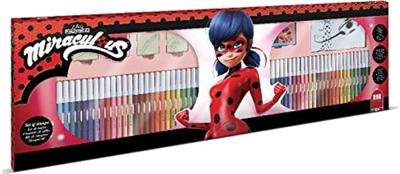 Multiprint kleurset Miraculous 86-delig rood Multiprint kleurset Miraculous 86-delig rood