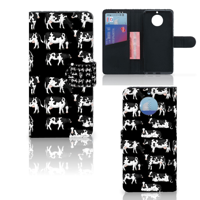 Moto G5S Telefoonhoesje met Pasjes Koetjes