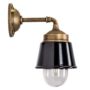 Kostas Brass 90 Muurlamp Brons/Zwart