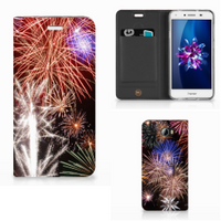 Huawei Y5 2 | Y6 Compact Hippe Standcase Vuurwerk - thumbnail