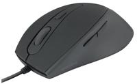 Speedlink AXON Silent & Antibacterial Mouse - Stille en antibacteriële muis met USB-aansluiting - zwart