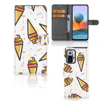 Xiaomi Redmi Note 10 Pro Book Cover Icecream - thumbnail