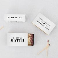 Luciferdoosje typografie zwart wit