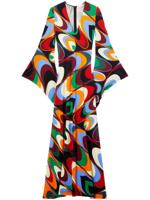 PUCCI Jersey maxi-jurk met print - Oranje