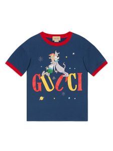 Gucci Kids x The Jetsons t-shirt en coton à logo - Bleu