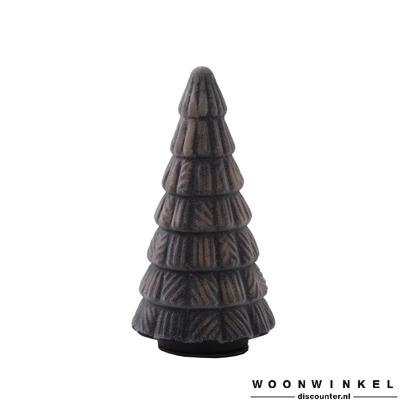 Christmas trash brown glass tree round blocks s