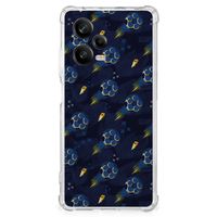 Doorzichtige Silicone Hoesje voor Xiaomi Redmi Note 12 Pro Plus Voetbal