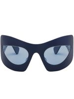 Marni lunettes de soleil à monture carrée - Bleu