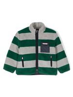 Marni Kids veste texturée à rayures - Vert