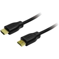 LogiLink CH0053 HDMI-kabel HDMI Aansluitkabel HDMI-A-stekker, HDMI-A-stekker 10.00 m Zwart 4K UHD - thumbnail