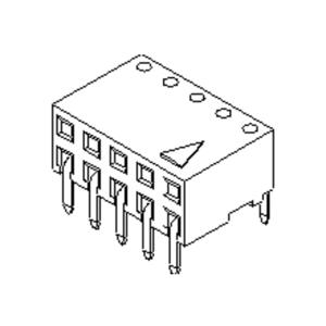 Molex 901522310 Female header, inbouw (standaard) Inhoud: 1 stuk(s) Tube