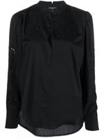 rag & bone blouse Jade à manches longues - Noir