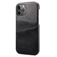 iPhone 15 Plus hoesje - Backcover - Pasjeshouder - Portemonnee - Kunstleer - Zwart