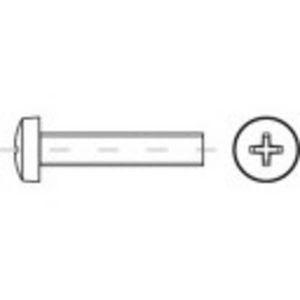 TOOLCRAFT 145895 Lenskopschroeven M2.5 16 mm Kruiskop Phillips DIN 7985 Staal Galvanisch verzinkt 200 stuk(s)