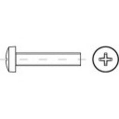TOOLCRAFT 145895 Lenskopschroeven M2.5 16 mm Kruiskop Phillips DIN 7985 Staal Galvanisch verzinkt 200 stuk(s)