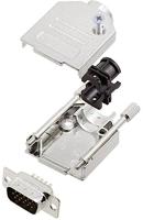 Amphenol L17DTZK09+L717HDE15P D-SUB Stiftleisten-Set 180° Polzahl: 15 Lötkelch 1 pc(s)