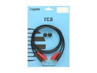 KLOTZ AIS GmbH AT-CC0100 audio kabel 1 m 2 x RCA Zwart, Rood - thumbnail