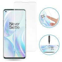 Mocolo UV OnePlus 8 Screenprotector van gehard glas - Doorzichtig - thumbnail