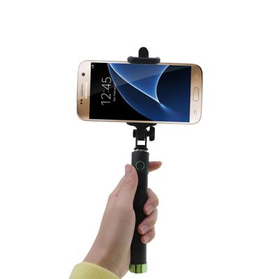Shop4 - Samsung Galaxy S7 Selfie Stick Bluetooth Groen Shop4 - Samsung Galaxy S7 Selfie Stick Bluetooth Groen