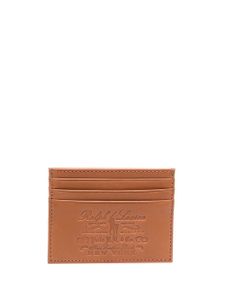 Polo Ralph Lauren porte-cartes Heritage en cuir - Marron