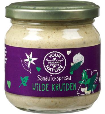 Your Organic Nat Sandwichspread Wilde Kruiden Bio (180g) Your Organic Nat Sandwichspread Wilde Kruiden Bio (180g)