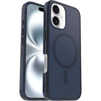 OtterBox Symmetry Series Clear MagSafe doorzichtige hoes voor iPhone 16, schokbestendig, valbestendig, dunne beschermende hoes, 3x getest volgens militaire standaard, Transparent/Blauw