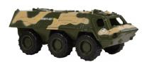 Mission Control pantserwagen 1:64 diecast 12 cm groen/geel