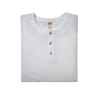 Shirt met lange mouw van bio-katoen met knoopsluiting, grijs 5