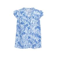 LOLALIZA gebloemde top blauw