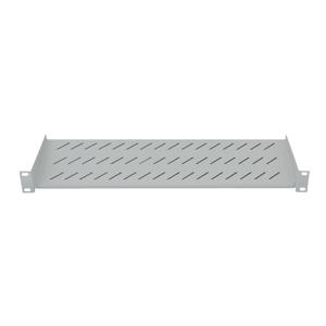 LogiLink SF2C35G 19 inch Apparaatbodem voor patchkast 2 HE Vast inbouw Geschikt voor kastdiepte: 450 mm Grijs