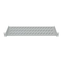 LogiLink SF2C35G 19 inch Apparaatbodem voor patchkast 2 HE Vast inbouw Geschikt voor kastdiepte: 450 mm Grijs