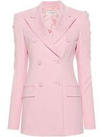 Sportmax blazer croisé à revers pointus - Rose - thumbnail