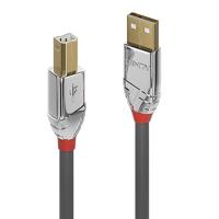 Lindy 0,5 m USB 2.0 printerkabel, USB-A naar USB-B-kabel, scanner/printerkabel voor HP, Canon, Dell, Epson, Brother, Cromo Line