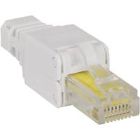 Intellinet Kabel Intellinet gereedschapsloze RJ45-stekker modulaire RJ45-stekker geen krimpgereedschap nodig 790482 Kleurcodering, Knikbeschermingsmof,