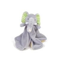 Bigjigs Toys Olifant pluche dekbed - dierenbabydeken, dekens en dekbedden voor baby's en peuters, knuffeldieren, kinderknuffels, baby- en peutergeschenken, leeftijd 12 maanden +