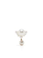 Sophie Bille Brahe boucle d'oreille Grande Chambre de Perle en or 14ct