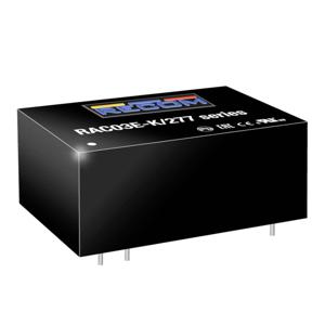 RECOM RAC03E-05SK/277 Schakelnetvoedingsmodule 0.6 A 3 W 5 V 1 stuk(s)