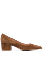 Gianvito Rossi escarpins Piper 40 mm en daim - Marron