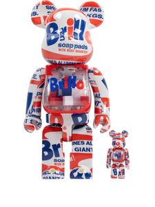 MEDICOM TOY x Andy Warhol figurine Brillo BE@RBRICK 100% + 400% - Rouge