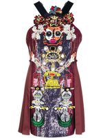 Mary Katrantzou robe Archival Robot à coupe courte - Rouge