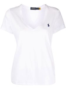 Polo Ralph Lauren t-shirt Polo Pony à col v - Blanc