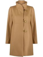 Fay duffle-coat Romantic à simple boutonnage - Marron