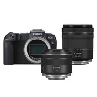 Canon EOS RP systeemcamera Zwart + RF 24-105mm f/4-7.1 IS STM + RF 35mm f/1.8 Macro IS STM