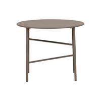 Lisomme Mila metalen tuin salontafel taupe - Ø50 cm - thumbnail