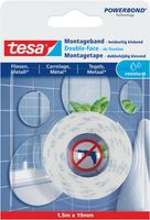 Tesa Powerbond montagetape Waterproof, 19 mm x 1,5 m - thumbnail